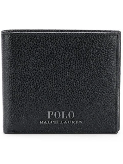 Polo Ralph Lauren Foldable Square Wallet In Black