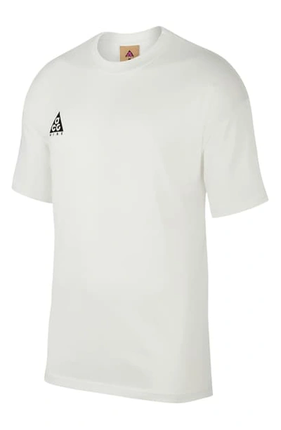 Nike Logo T-shirt In Summit White/ Black