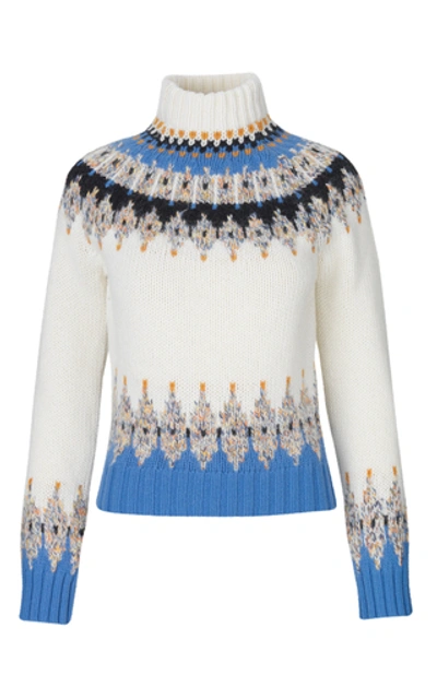 Stine Goya Justin Fair Isle Wool-blend Turtleneck Sweater