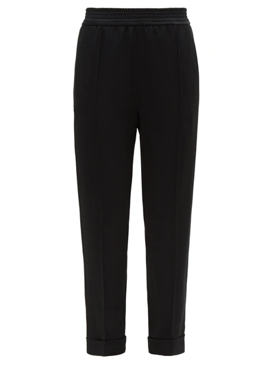 Haider Ackermann Pleated Cotton Trousers In Black