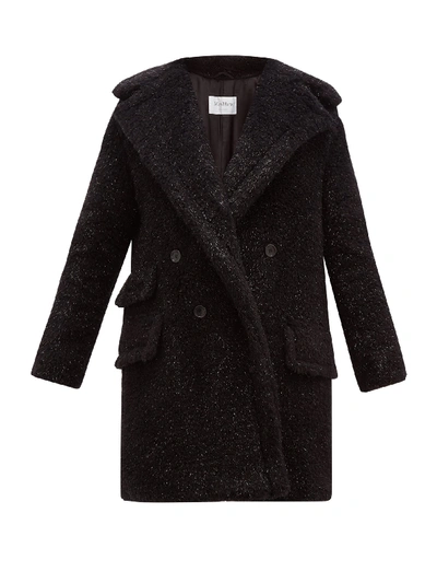 Max Mara Lastra Coat In Black