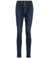 J Brand Natasha Sky High Skinny Jeans - Inclusive Sizing In Blue