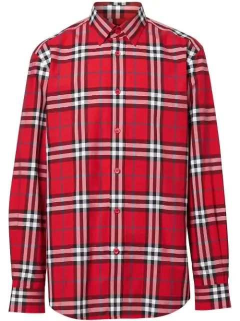 burberry cotton poplin shirt