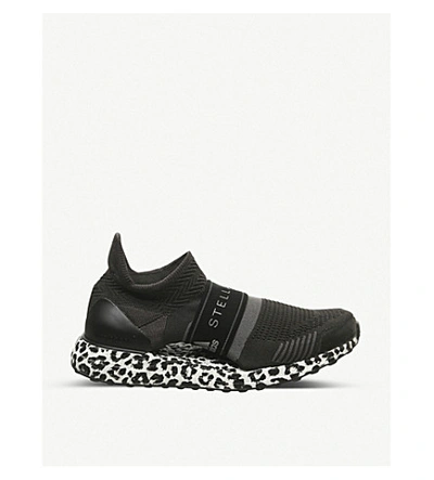 Adidas Originals Stella Mccartney Ultra Boost X Trainers In Black Leopard Logo