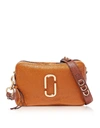 Marc Jacobs The Softshot 27 Crossbody Bag - Brown In Acorn Multi