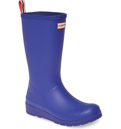 Hunter Original Play Tall Waterproof Rain Boot In Electric Storm