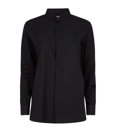 Saint Laurent Egyptian Cotton Graphic Collar Shirt