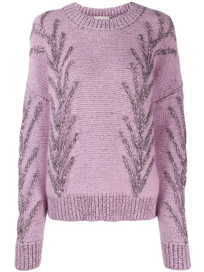 Marco De Vincenzo Knitted Jumper In Pink