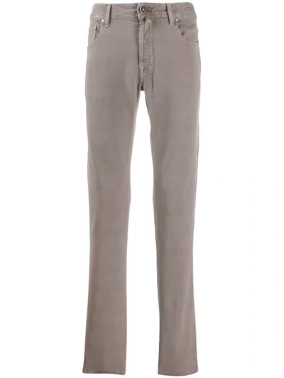Jacob Cohen 688 Pocket Square Jeans In Grey