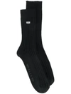Alyx Embroidered Socks In Blk0001 Black
