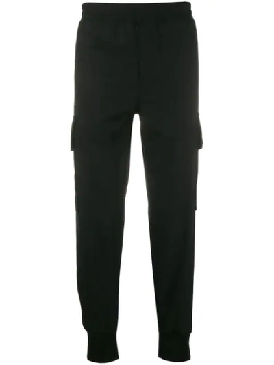 Neil Barrett Slim-fit Cargo Trousers In Black
