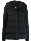 Canada Goose Gefütterte Jacke Mit Kapuze In Black
