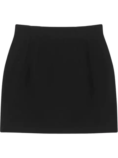Gucci High-waisted Mini Skirt In Black
