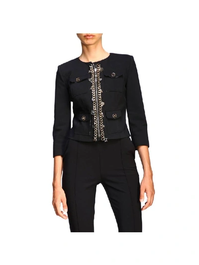 Elisabetta Franchi Celyn B. Elisabetta Franchi Jacket Blazer Women Elisabetta Franchi In Black