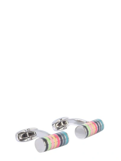 Paul Smith Logoed Cufflinks In Multicolour