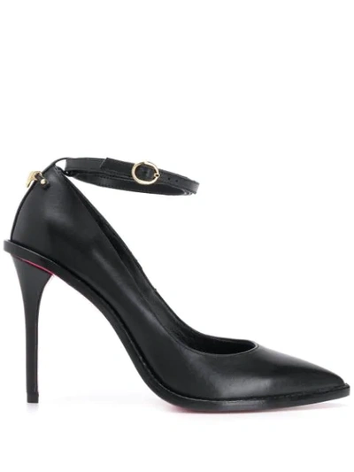 Pinko Ankle Strap Pumps In Black