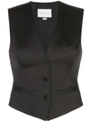 Alexis Gallo Vest Top In Black