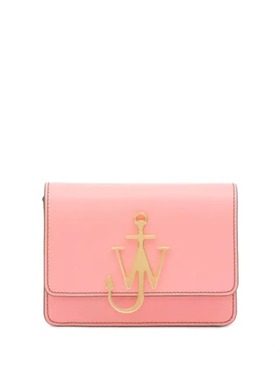 Jw Anderson Anchor Logo Crossbody Bag In Pink