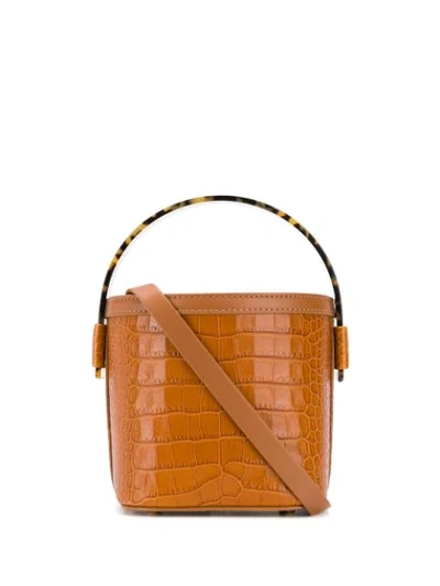 Nico Giani Mini Adenia Bucket Bag In Brown