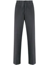 Z Zegna Slim-fit Chinos In Grey