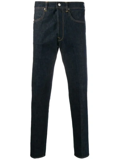 Golden Goose Tapered Mid-rise Jeans In Blue
