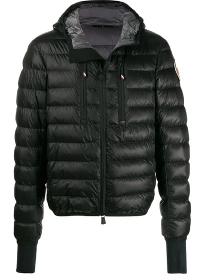 Moncler Short Padded Jacket In Black