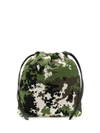 Miu Miu Kosmetiktasche Mit Camouflagemuster In Green