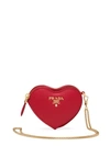 Prada Heart Mini Bag In Red