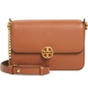 Tory Burch Chelsea Leather Crossbody Bag In Classic Tan