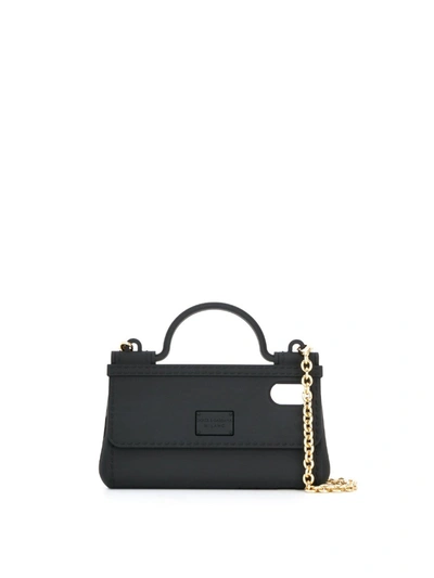 Dolce & Gabbana Sicily Bag Shaped Iphone X-xs Case In Black