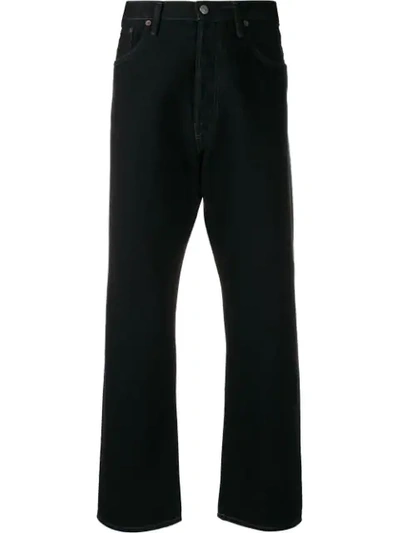 Acne Studios Konst Jeans In Black