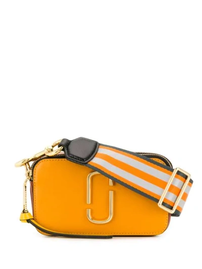 Marc Jacobs Mini Snapshot Crossbody Bag In Neutrals