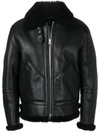 Acne Studios Black Shearling Avone Jacket