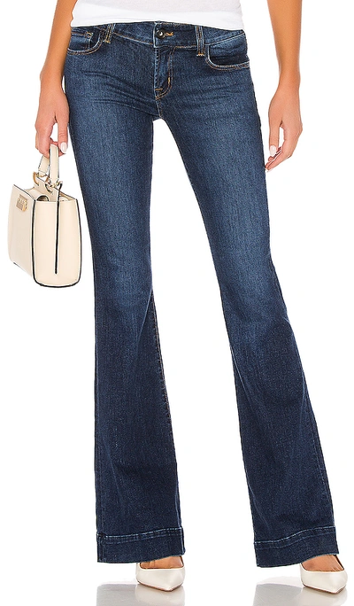 J Brand Loverstory Mid-rise Flare-leg Jeans In Equalize