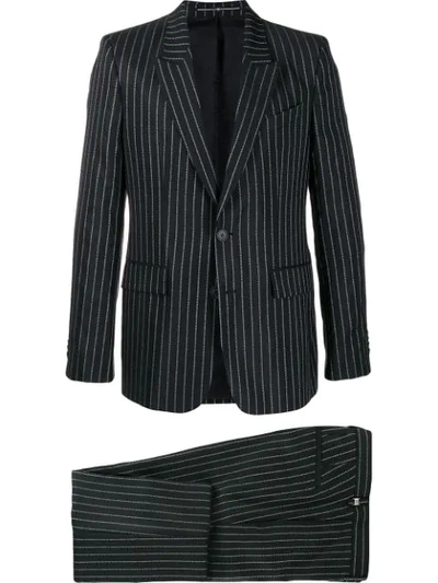 Givenchy Slim Fit Logo Stripe Suit In Black