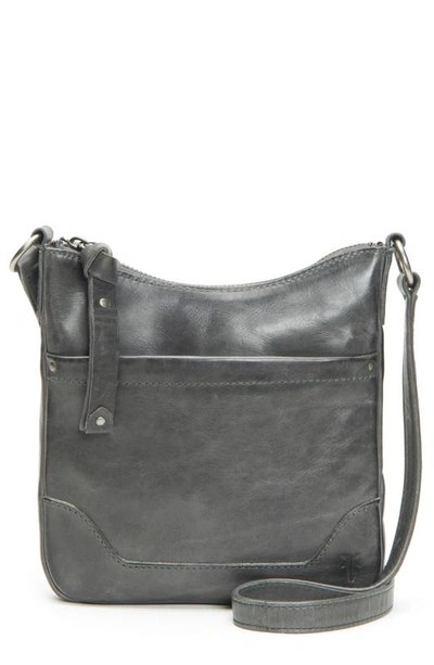 Frye Melissa Swing Leather Crossbody Bag In Carbon
