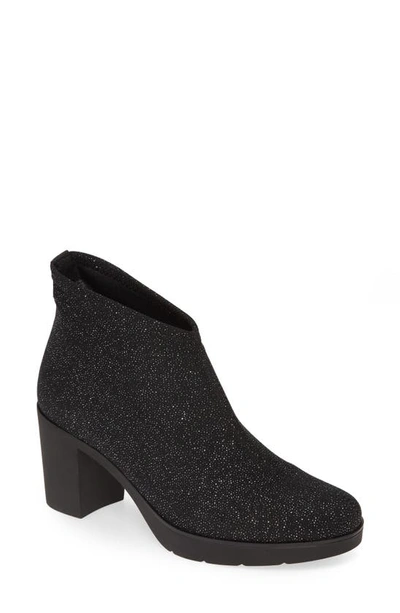 Toni Pons Finley Pull-on Bootie In Black Sparkle Fabric