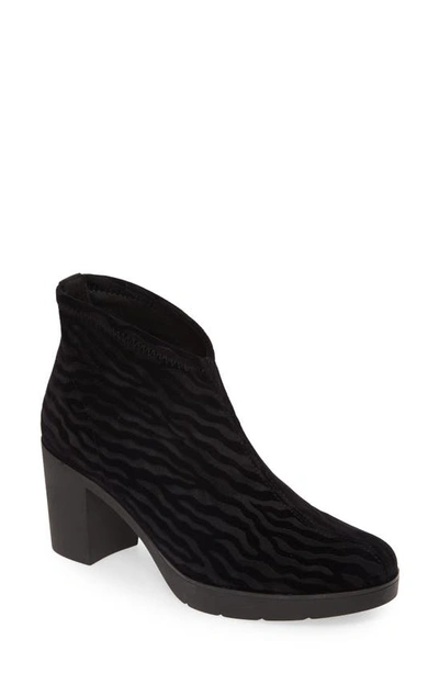 Toni Pons Finley Pull-on Bootie In Black Zebra Fabric