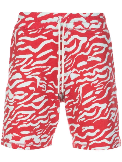 Prabal Gurung All-over Print Shorts In Red