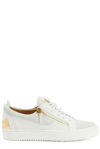 Giuseppe Zanotti Frankie Steel Low-top Sneakers In White