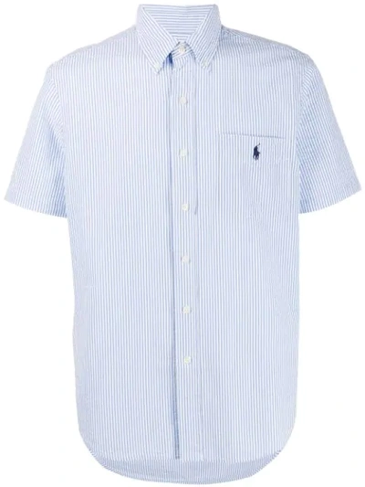 Polo Ralph Lauren Gestreiftes Hemd In Blue
