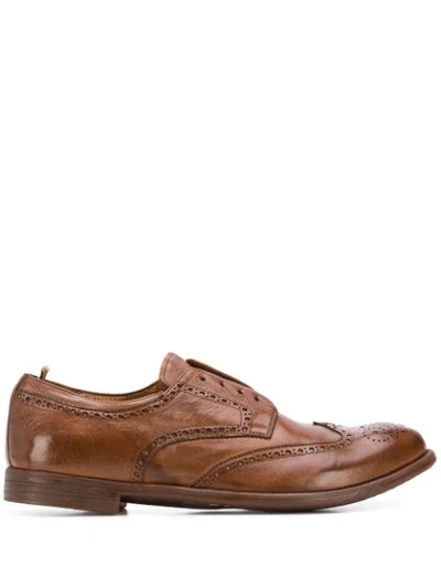 Officine Creative Arc Ignist Loafers In Brown