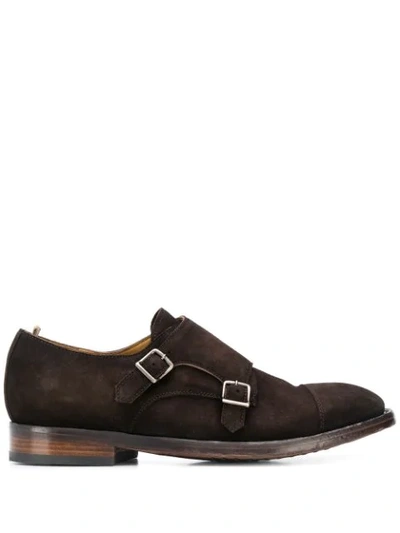 Officine Creative Emory Monk Shoes In Brown