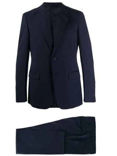 Prada Two-piece Formal Suit In Blue