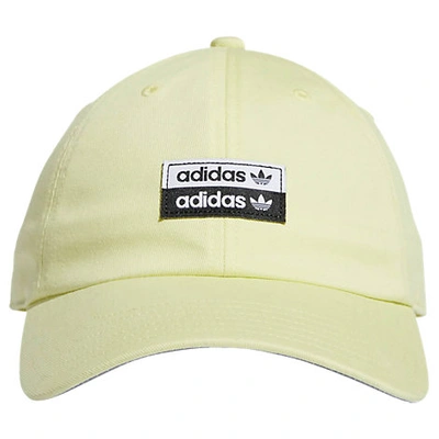 Adidas Originals Stacked Adjustable Hat In Yellow