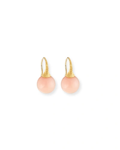Marco Bicego 18k Yellow Gold Africa Boule Pink Opal Drop Earrings