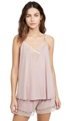 Flora Nikrooz Floretta Cami & Shorts Pajama Set In Mauve