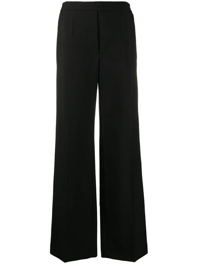 Acne Studios Wool And Mohair-blend Straight-leg Trousers In Flared Trousers