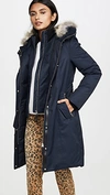 Mackage Harlow Luxe Down Coat In Navy