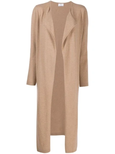 Allude Long Cardi In Neutrals